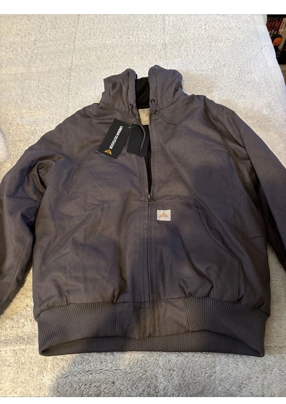 Urban Outdoors Hooded Jacket Gray Size XXL NWT